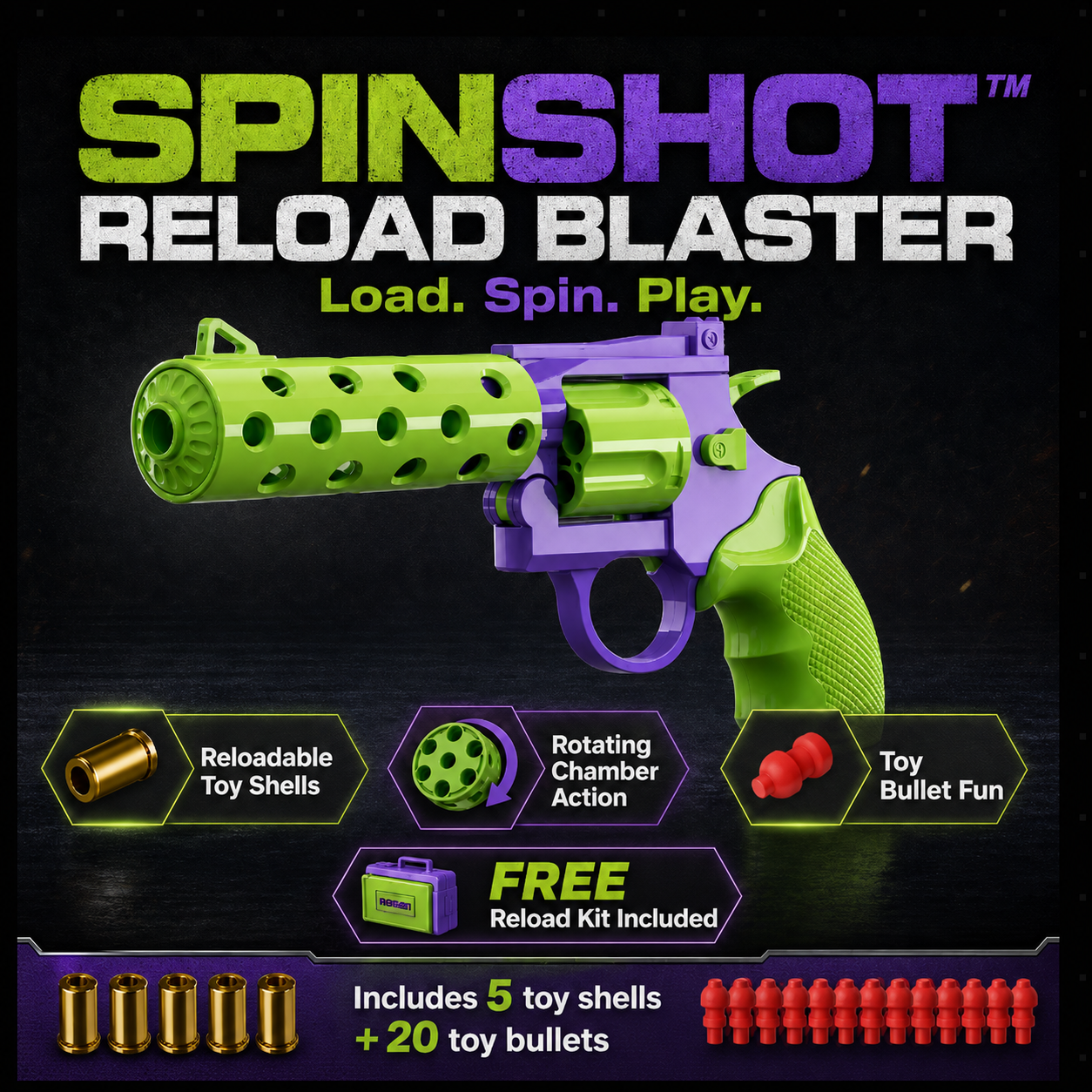 SpinShot™ Reload Blaster