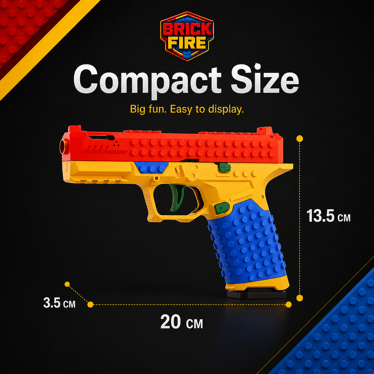 BlockShot™ Blaster — by The BrickFire™